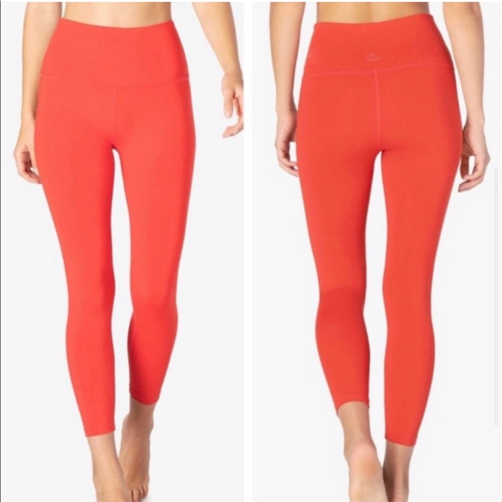 BEYOND YOGA Sportflex High Waisted Leggings Scarlet Sun XS
